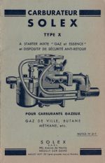 Notice Solex N° 21F Type MLX