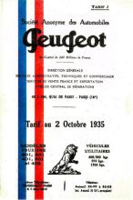 201, 301, 401, 601, 201 DL, 401 DL, SKD, MKD - octobre1935